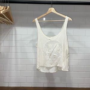 Vintage American Eagle Peace Sign Crop Top